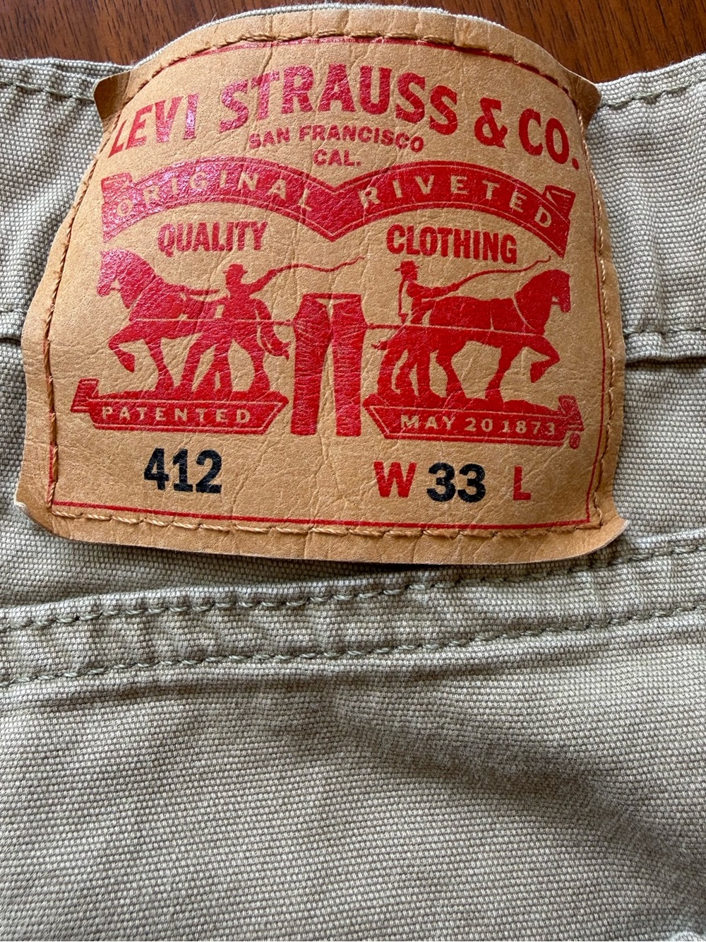 Levi's 412 Men's shorts - Picture 2 of 6